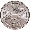 США 1/4 доллара (25 центов, квотер) 2020 P — "Национальный заказник Таллграсс Прейри" (55-й парк), Аукцион: Monetnik за 155 