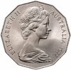 Австралия 50 центов (cents) 1977 "25-я годовщина вступления на престол королевы Елизаветы II", Аукцион: Monetnik за 730 