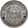 Третий Рейх 5 рейхсмарок (reichsmark) 1934 "A" Гарнизонная церковь в Потсдаме Третий рейх, с датой на реверсе, Аукцион: Monetnik за 2 250 RUB