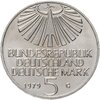Германия 5 марок 1979   100 лет со дня рождения Отто Гана, Аукцион: Monetnik за 790 RUB