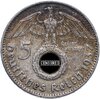 Германия Третий рейх 5 рейхсмарок (reichsmark) "J" 1937, Аукцион: Monetnik за 1 549 RUB