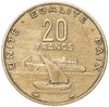 Джибути 20 франков (francs) 1977, Аукцион: Monetnik за 365 