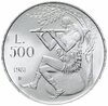 Сан-Марино 500 лир (lire) 1981   "2000 лет со дня смерти Вергилия, Буколики /игра на флейте", Аукцион: Monetnik за 1 488 