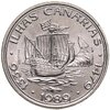 Португалия 100 эскудо (escudos) 1989 "Золотой век открытий - Открытие Канарских островов", Аукцион: Monetnik за 490 RUB
