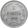 1 марка 1892 L, монета для Финляндии, Аукцион: Monetnik за 2 450 RUB