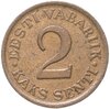 Эстония 2 сента (senti) 1934, Аукцион: Monetnik за 360 RUB