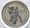 Австралия 20 центов (cents) 2010  Павшие бойцы в битве при Фромеле, в конверте с марками, Аукцион: Monetnik за 899 RUB