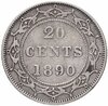Ньюфаундленд 20 центов (cents) 1890, Аукцион: Monetnik за 5 250 RUB