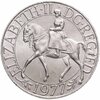 Великобритания 25 пенсов (pence) 1977 "Cеребряный юбилей царствования Елизаветы II", Аукцион: Monetnik за 910 