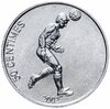 Конго (ДРК) 50 сантимов (centimes) 2002 "Футболист", Аукцион: Monetnik за 360 