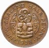 Новая Зеландия 1/2 пенни (penny) 1958, Аукцион: Monetnik за 316 