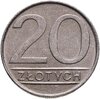 Польша 20 злотых (zlotych) 1984-1988, случайный год, Аукцион: Monetnik за 55 