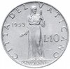 Ватикан 10 лир (lire) 1953, Аукцион: Monetnik за 410 