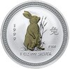 Австралия 1 доллар 1999 "Восточный календарь. Год Кролика" с позолотой, Аукцион: Monetnik за 4 500 