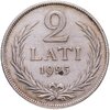 Латвия 2 лата (lati) 1925, Аукцион: Monetnik за 1 252 RUB