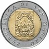 Сан-Марино 500 лир (lire) 1988 "Укрепления Сан-Марино", Аукцион: Monetnik за 284 