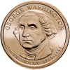 США 1 доллар (dollar) 2007 "1-й президент США - Джордж Вашингтон", Аукцион: Monetnik за 465 
