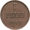 1 пенни (penny) 1909, Аукцион: Monetnik за 440 RUB