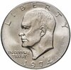 США 1 dollar (доллар) 1974 D "Доллар Эйзенхауэра", Аукцион: Monetnik за 735 RUB