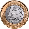 Бразилия 1 real (реал) 2014 "XXXI летние Олимпийские Игры, Рио-де-Жанейро 2016 athletics (легкая атлетика)", Аукцион: Monetnik за 217 RUB