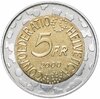 Швейцария 5 франков (francs) 2000 Карнавал в Базеле, Аукцион: Monetnik за 1 152 RUB