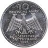 Германия 10 марок (deutsche mark) 1995  150 лет со дня рождения Вильгельма Конрада Рентгена, Аукцион: Monetnik за 2 116 RUB