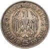 Германия 5 рейхсмарок (reichsmark) 1935  Гинденбург Третий рейх, Аукцион: Monetnik за 1 833 RUB