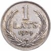 Латвия 1 лат (lats) 1924, Аукцион: Monetnik за 1 260 
