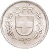 Швейцария 5 франков (francs) 1967, Аукцион: Monetnik за 1 400 RUB