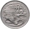 Австралия 20 центов (cents) 1966-1984, случайный год, Аукцион: Monetnik за 99 