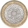 Великобритания 2 фунта (pounds) 2001, Аукцион: Monetnik за 862 