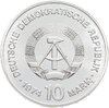Германия (ГДР) 10 марок 1974 "25 лет образования ГДР - Здания", Аукцион: Monetnik за 5 251 