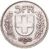 Швейцария 5 франков (francs) 1933, Аукцион: Monetnik за 1 250 RUB