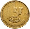 Бельгия 5 франков (francs) 1986-1993 (Надпись на голландском - 'BELGIE'), Аукцион: Monetnik за 22 