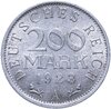 Германия 200 марок (mark) 1923 A  знак монетного двора "A" — Берлин, Аукцион: Monetnik за 250 RUB
