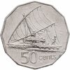 Фиджи 50 центов (cents) 1990-2006, случайная дата, Аукцион: Monetnik за 314 