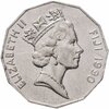 Фиджи 50 центов (cents) 1990-2006, случайная дата, Аукцион: Monetnik за 314 