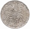 Гваделупа 50 сантимов (centimes) 1921, Аукцион: Monetnik за 6 505 
