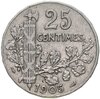 Франция 25 сантимов (centimes) 1905, Аукцион: Monetnik за 320 RUB