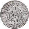 Германия Третий рейх 2 рейхсмарки (reichsmark) 1933,  450 лет со дня рождения Мартина Лютера, Аукцион: Monetnik за 6 400 RUB