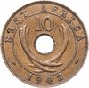 Британская Восточная Африка 10 центов (cents) 1942, Аукцион: Monetnik за 209 RUB