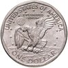США 1 доллар (dollar) 1980 P доллар Сьюзен Энтони знак монетного двора "P" - Филадельфия, Аукцион: Monetnik за 375 RUB