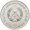 Германия (ГДР) 5 марок (mark) 1990 "500 лет почте", Аукцион: Monetnik за 950 RUB
