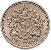 Великобритания 1 фунт (pound) 1983 "Герб", Аукцион: Monetnik за 1 250 