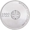 Португалия 1000 эскудо (escudos) 2001  "Чемпионат Европы по футболу 2004", Аукцион: Monetnik за 1 705 