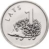 Латвия 1 лат 2012 "Ежик", Аукцион: Monetnik за 459 RUB