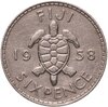 Фиджи 6 пенсов (pence) 1958, Аукцион: Monetnik за 612 