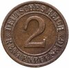 Германия (Веймарская республика) 2 пфеннига (rentenpfennig) 1924, Аукцион: Monetnik за 215 