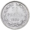 50 пенни 1890 L, монета для Финляндии, Аукцион: Monetnik за 407 