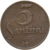Латвия 5 сантимов (santimi) 1922, Аукцион: Monetnik за 390 RUB